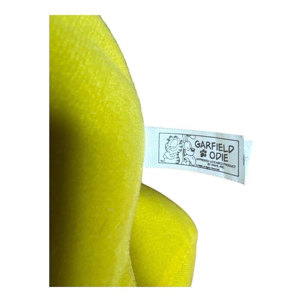 Garfield ODIE Toy Factory stuffed plush yellow puppy dog tongue 11" - Picture 7 of 7